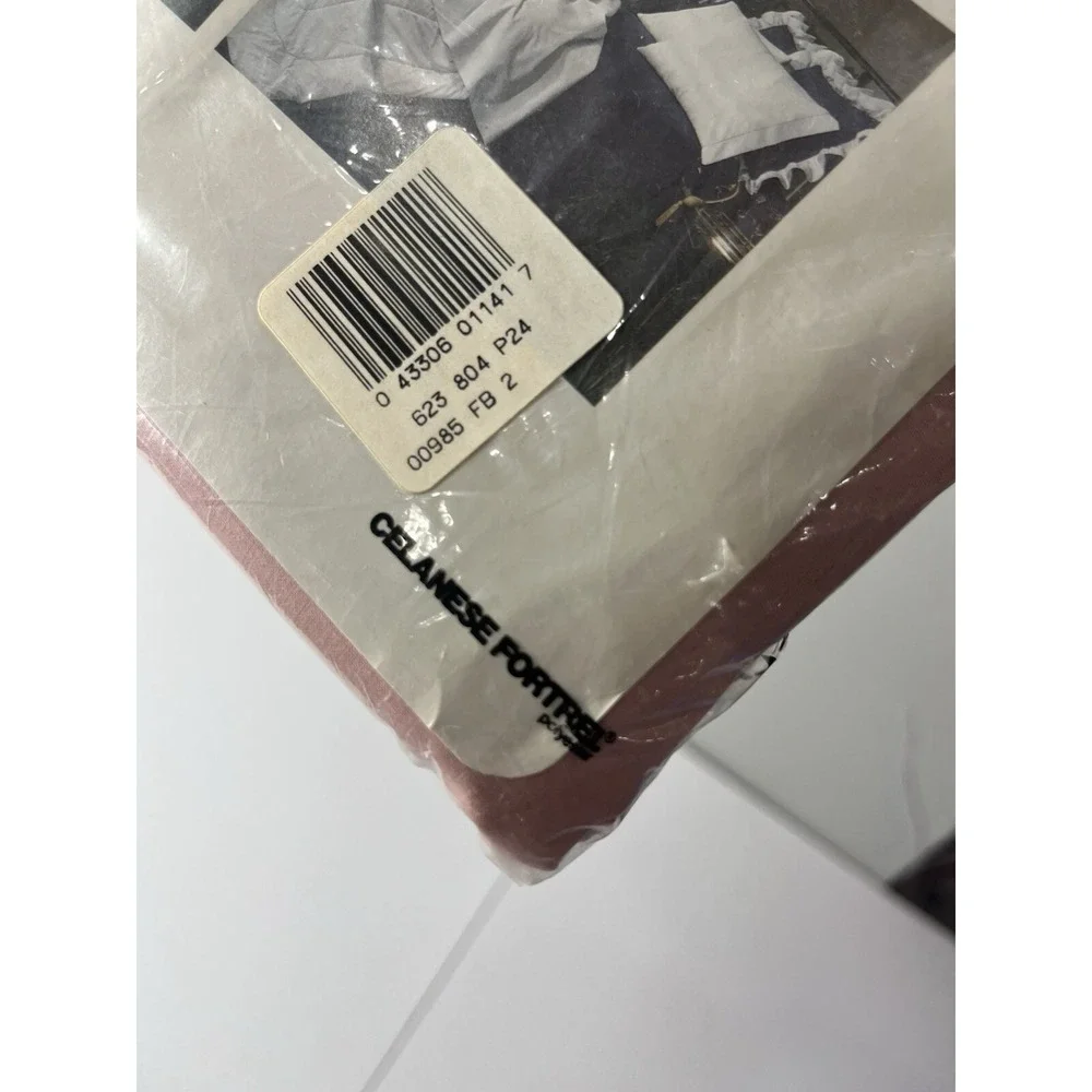 Cannon‎ Percale Full Flat Top Sheet Mauve